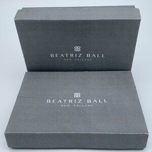 Pair Beatriz Ball New Orleans Engraved, new in box. #449